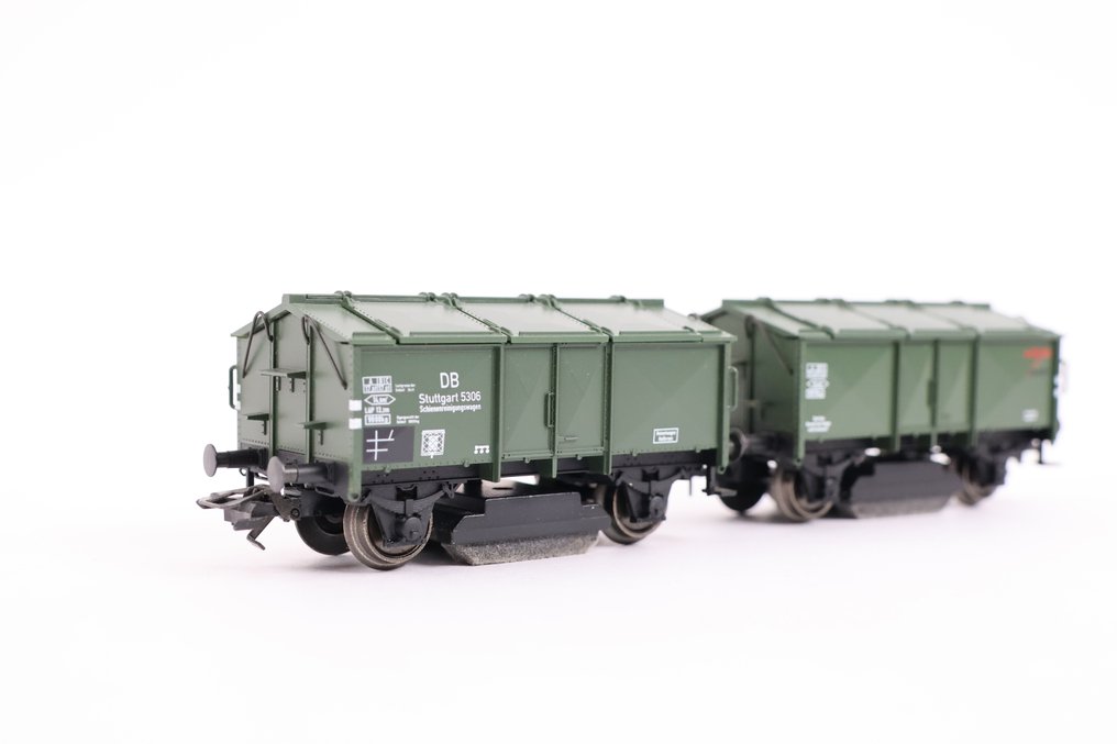 Märklin H0 - 46010 - Modellvonat teherfuvarozás (1) - Kettős vágánytisztító jármű. - DB #3.2