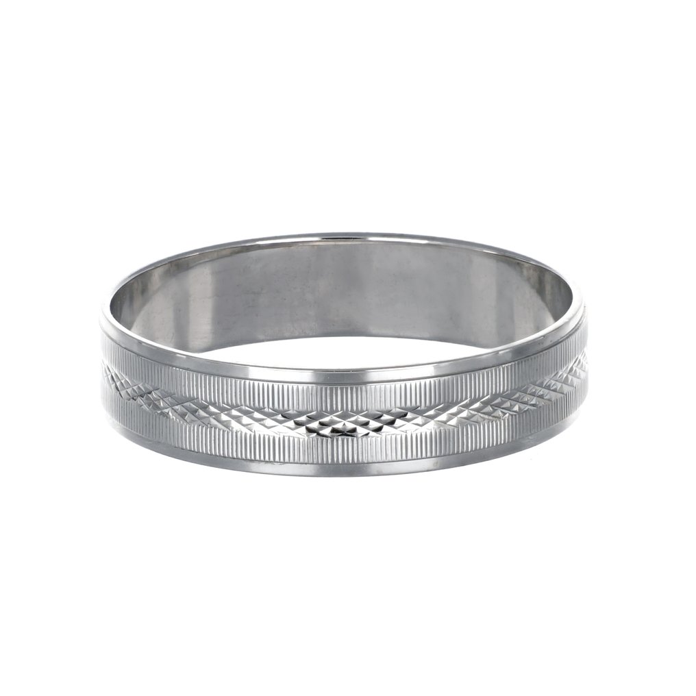 Ingen mindstepris - Ring - 18 kraat Hvidguld #3.2