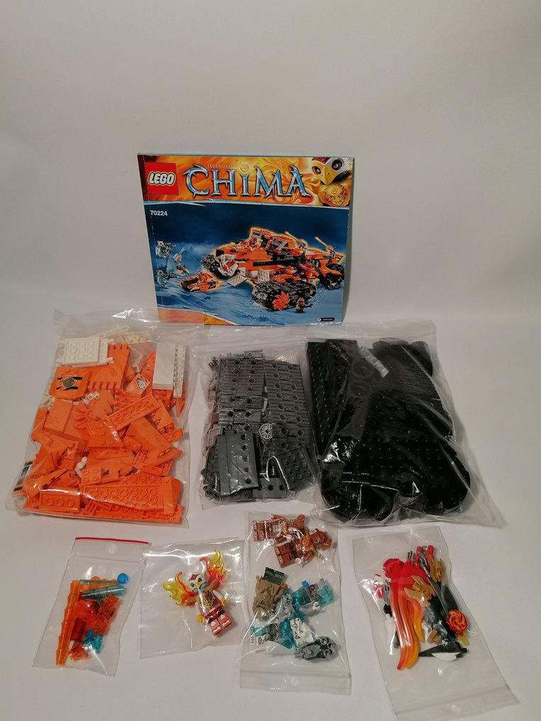 Lego Sæt - Legends of Chima, Atlantis - lego chima 70224 Tiger's Mobile Command zonder doos , lego Atlantis 8057 Wreck Raider zonder doos #1.0