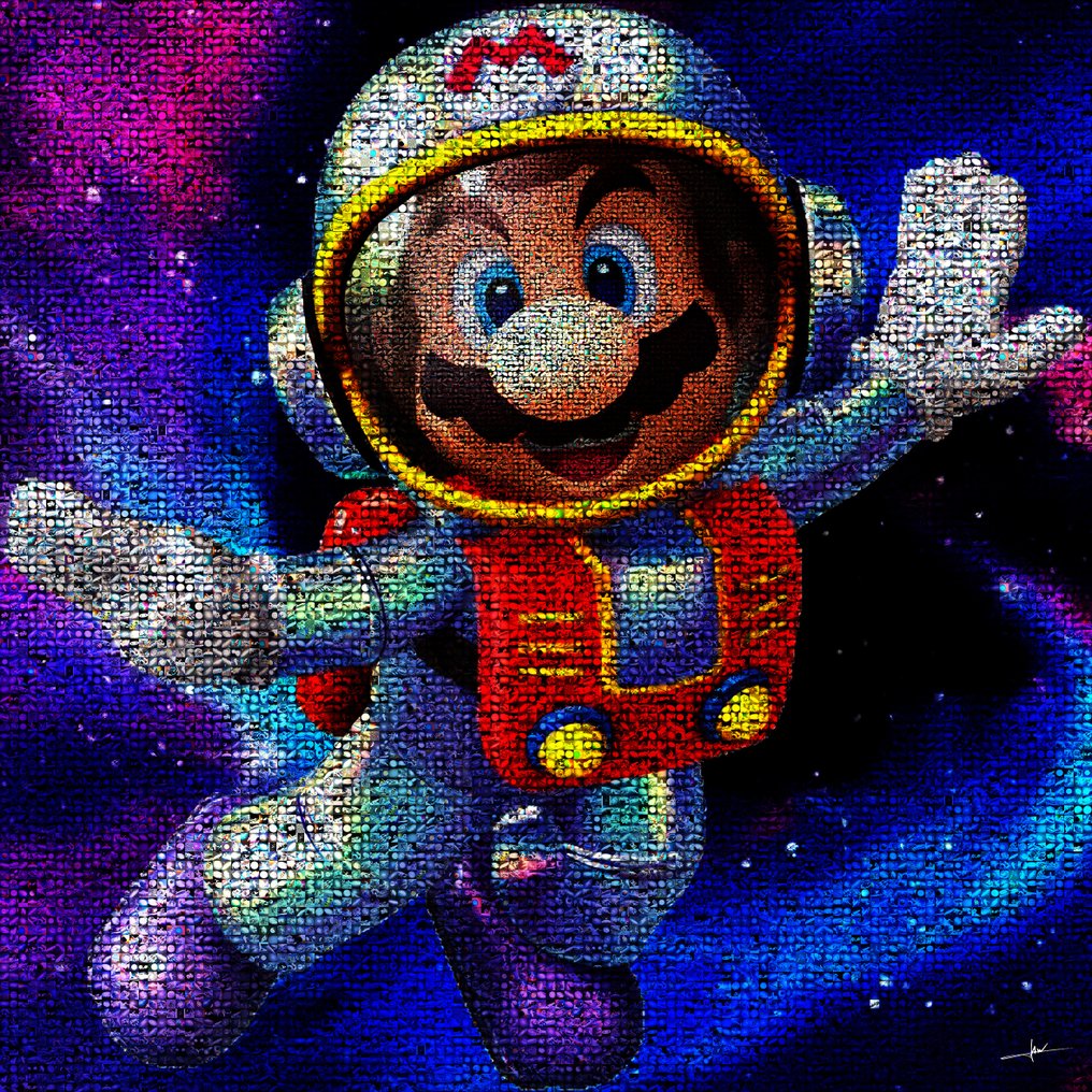 David Law (1967) - Crypto Mario Space II #1.0