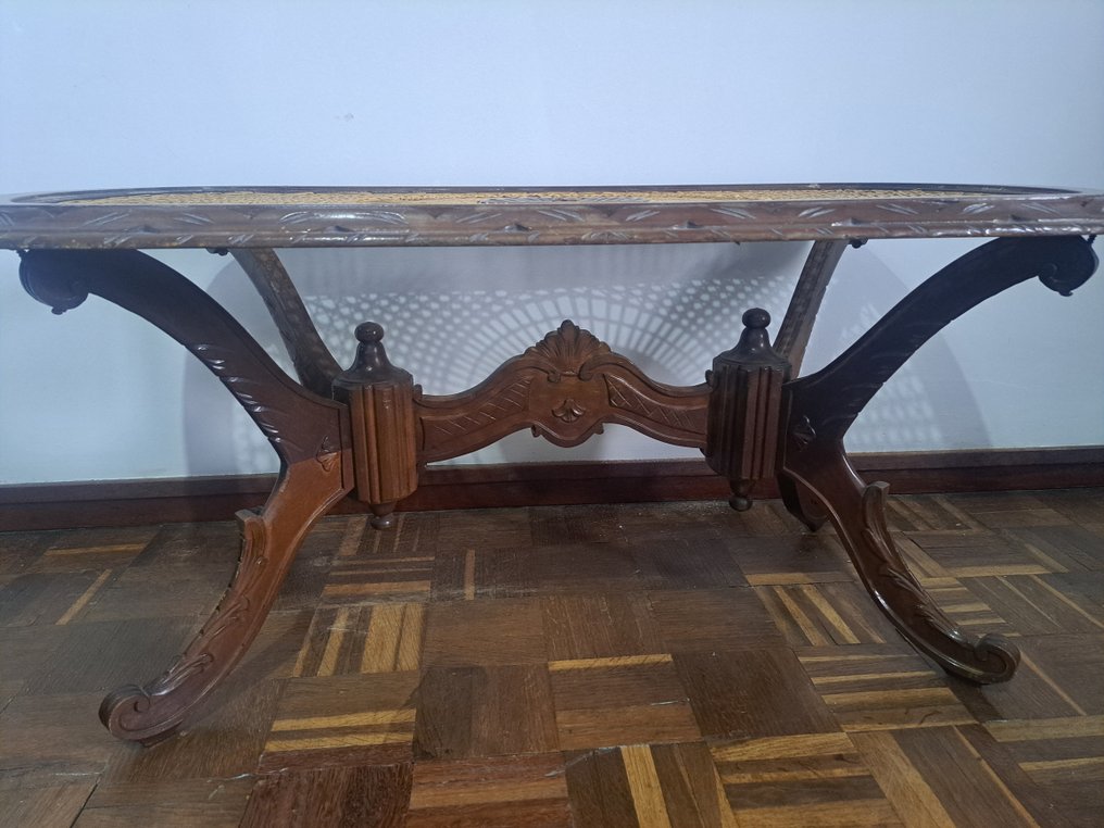 Sofabord - Træ, Glas #2.1