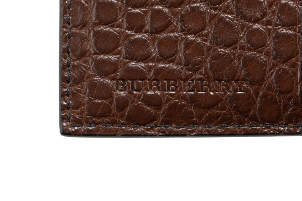 Burberry - RRP 1400€ CROCODILE LEATHER - Θήκη διαβατηρίου #4.3