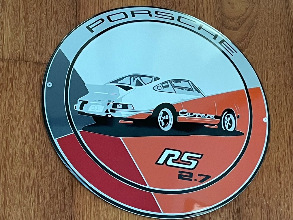 Enamel plate - Porsche 911 RS - Enamel cannot be shipped to the Canary Islands. #3.2