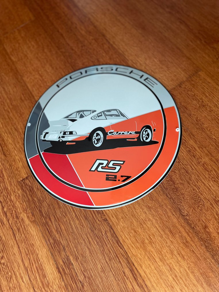 Enamel plate - Porsche 911 RS - Enamel cannot be shipped to the Canary Islands. #1.0