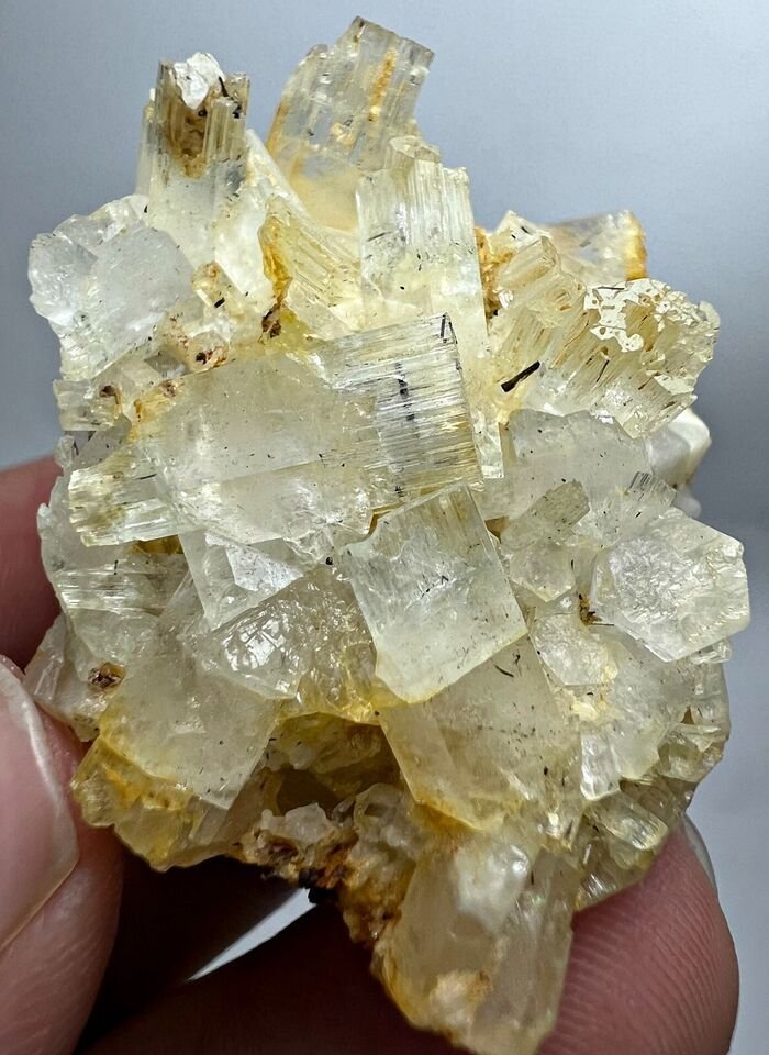 Σπάνιο Γκοσενίτη Σύμπλεγμα κρυστάλλων - Ύψος: 30 mm - Πλάτος: 32 mm- 34 g #3.2