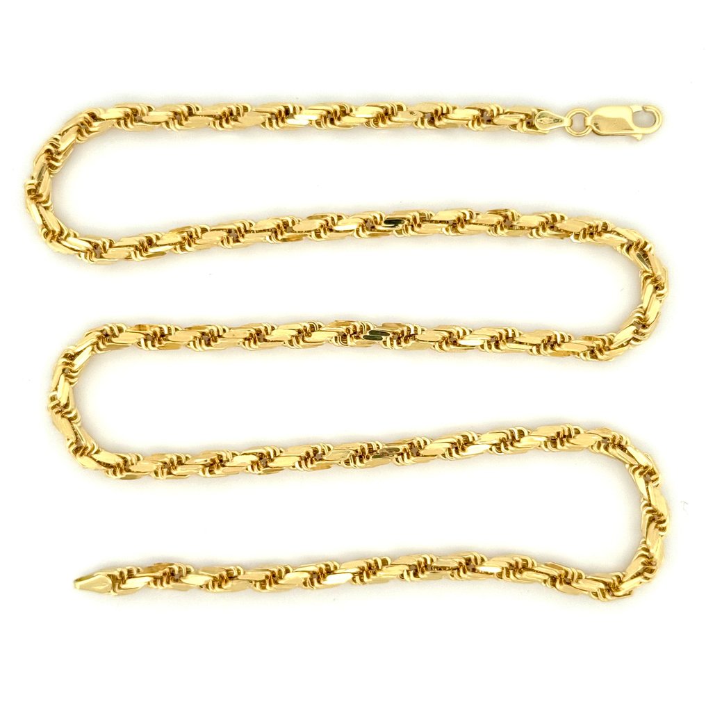 Ingen reservasjonspris - Handmade - Halskjede - Solid Link Chain - 13.3 g - 18 karat Gull #3.2