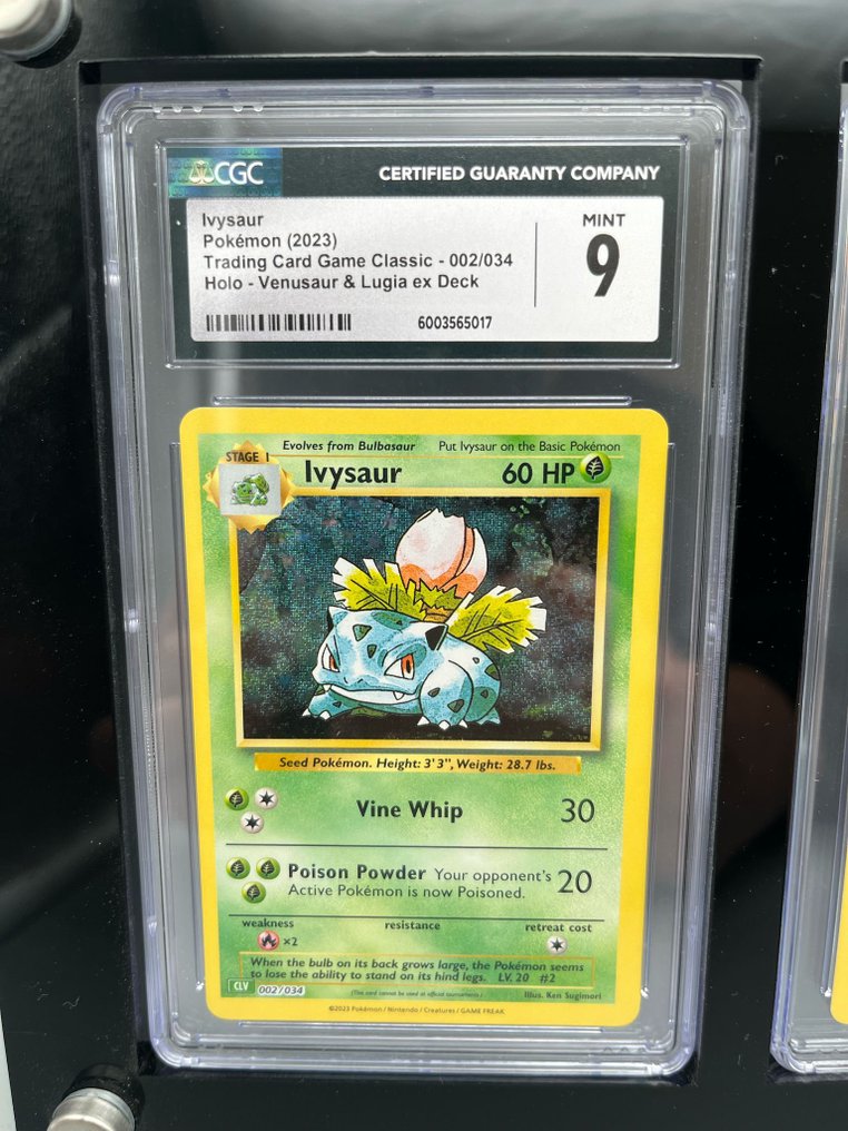 Pokémon - 3 Graded card - Ivysaur, Wartortle & Charmeleon  - CCC 9 - Sword & Shield #1.0