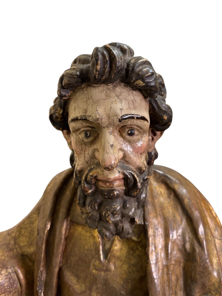 Faragás, Talla Santo, 17th century - 115 cm - Fa, Polychrome #1.0