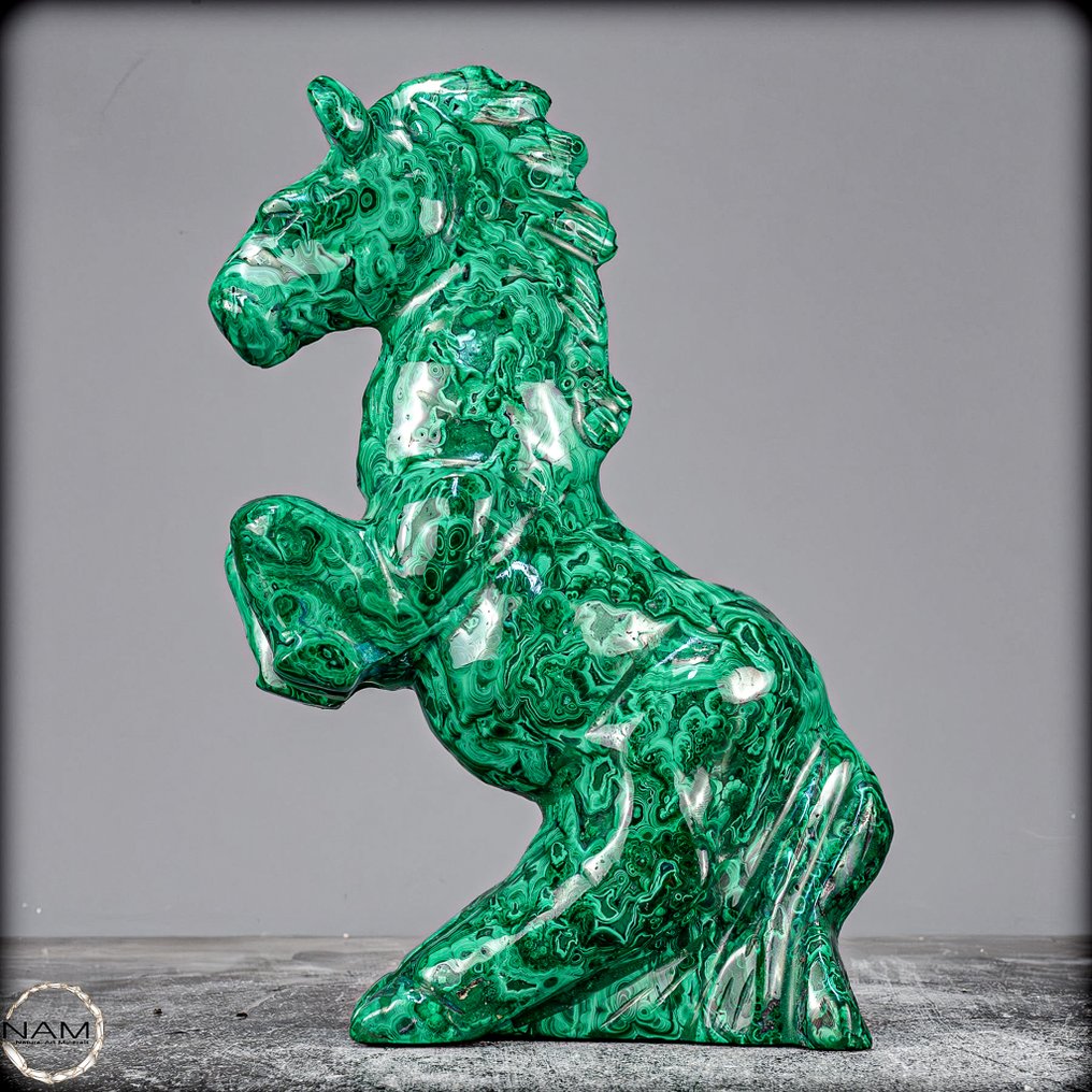 自然的玛瑙马，最高品质 来自刚果的- 1346.45 g #1.0