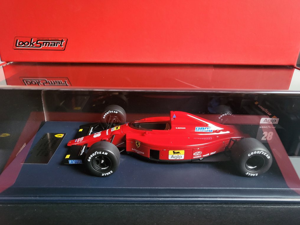 Look Smart 1:18 - Model race car - Ferrari F1 640 GP Portugal 1989 Winner G. Berger - LSF1H10B #1.0