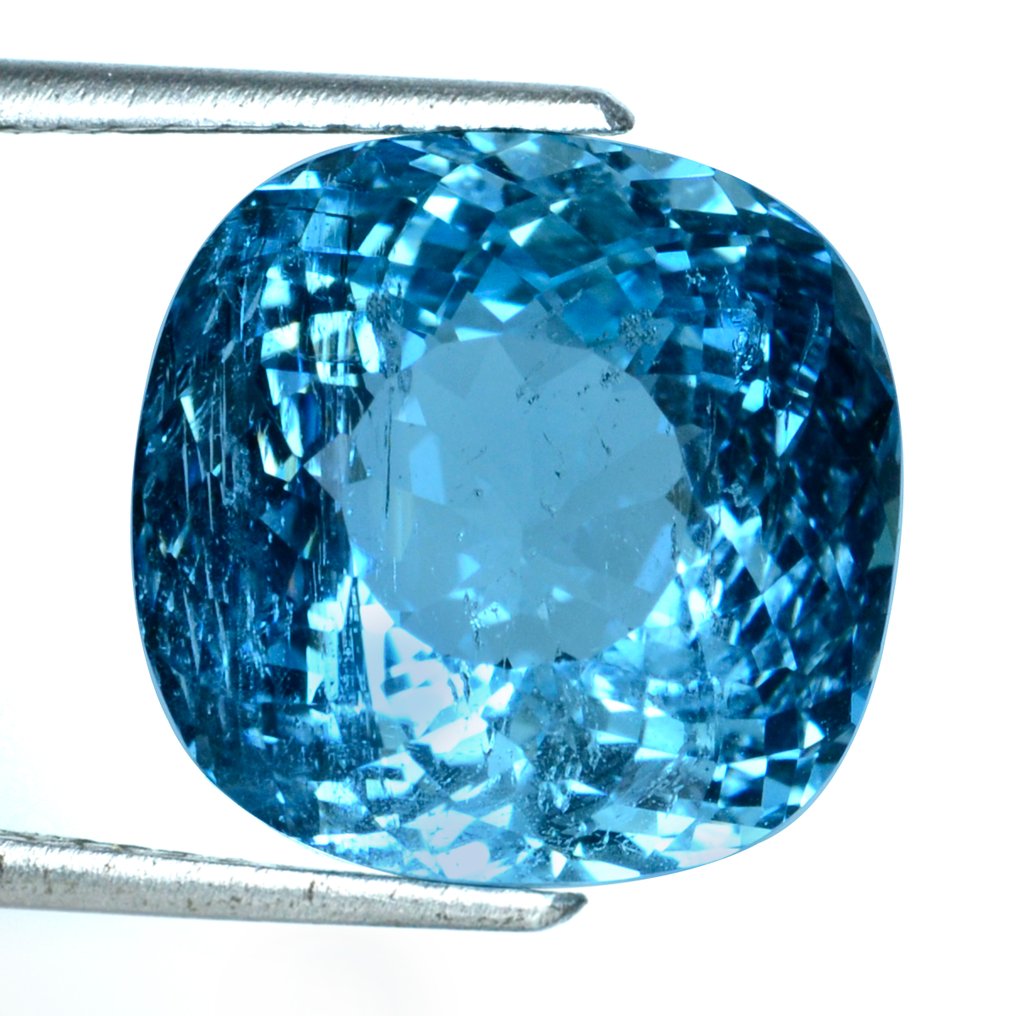 蓝色 海蓝宝石  - 14.15 ct - 亚洲宝石科学院（AIGS） #1.0