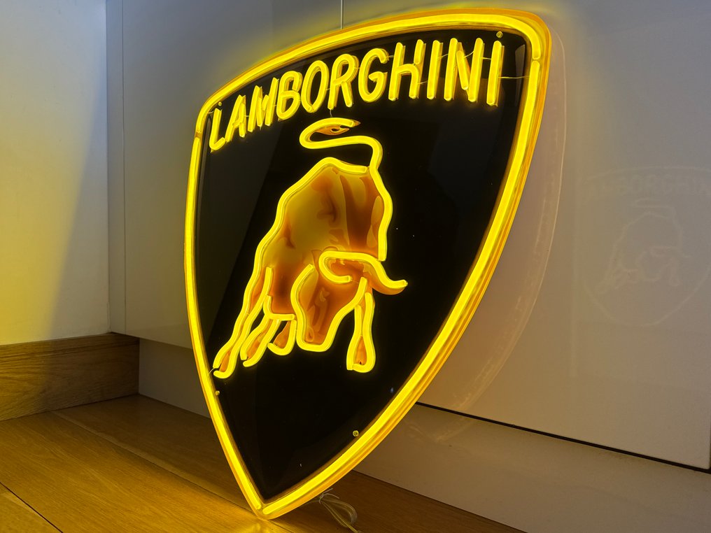 Sign - Lamborghini - Neon Illuminated Lighted Sign Lightbox #2.1