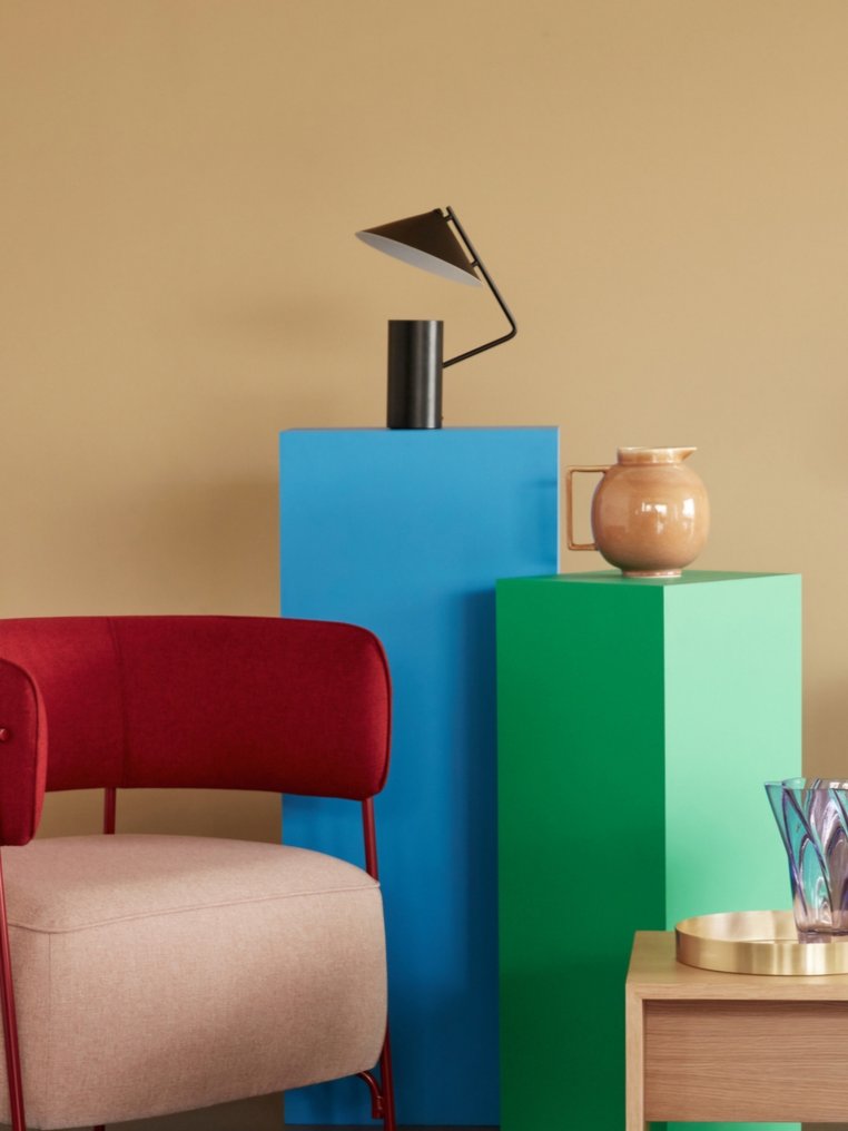 Hübsch - Lotte Knudsen - Table lamp - Sen Table Lamp - Black - Iron #1.0