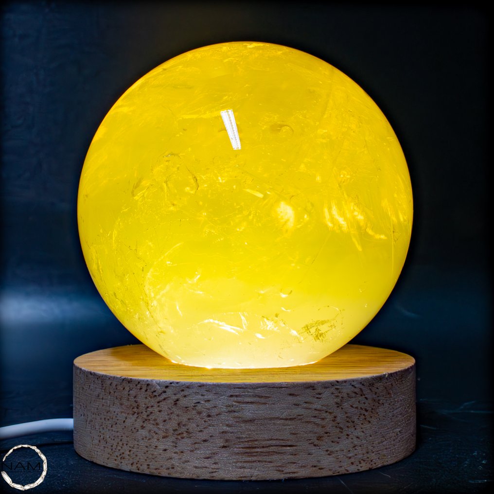 Σφαίρα κιτρίνης πρώτης ποιότητας. Crystal- 677.55 g #1.0