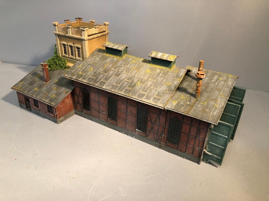 Faller, Kibri, Noch H0 - Κατασκευή τρένων μοντελισμού (1) - Tweespoor locloods, δικό τους σχέδιο, φωτισμός, ανθεκτικό, πράσινο. #1.0