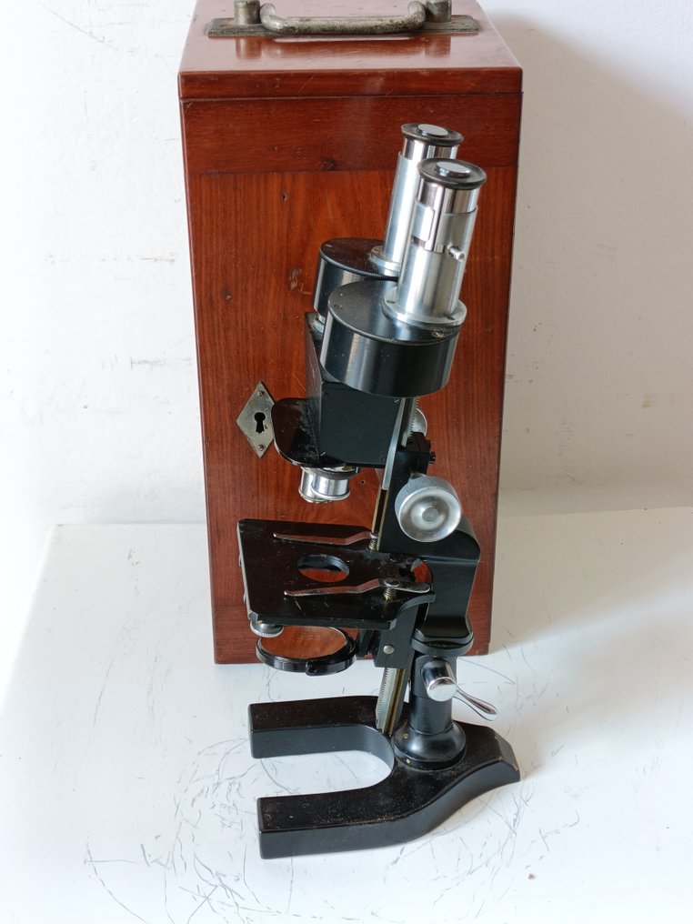 显微镜 - Paris - 1920-1930 - 法国 - Nachet #1.0