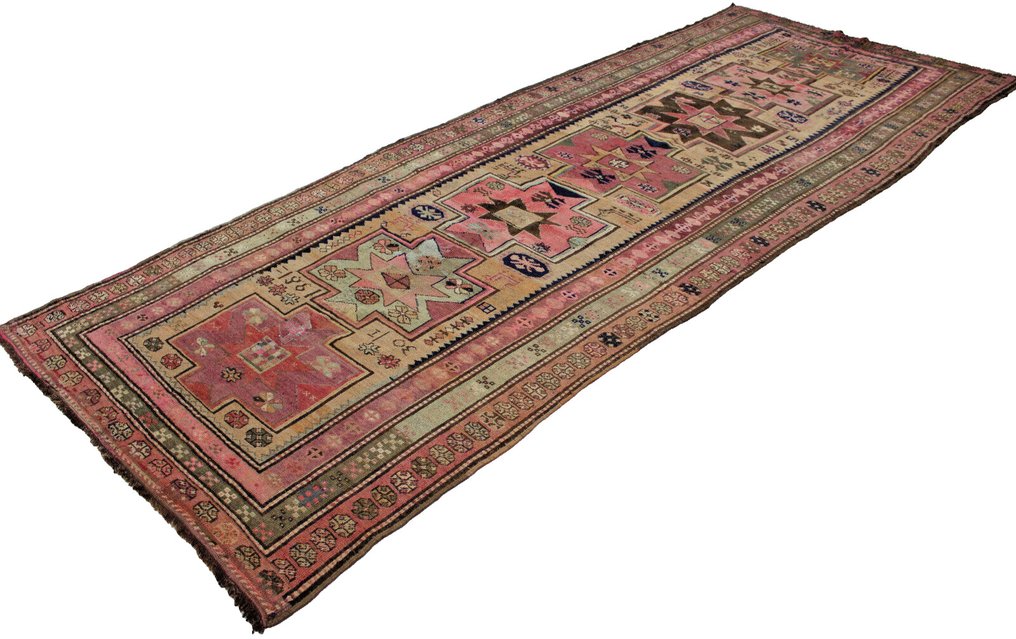 Kuba Schirwan - Χαλί - 390 cm - 148 cm - Κάυκασος Shirwan υπογεγραμμένο #2.1