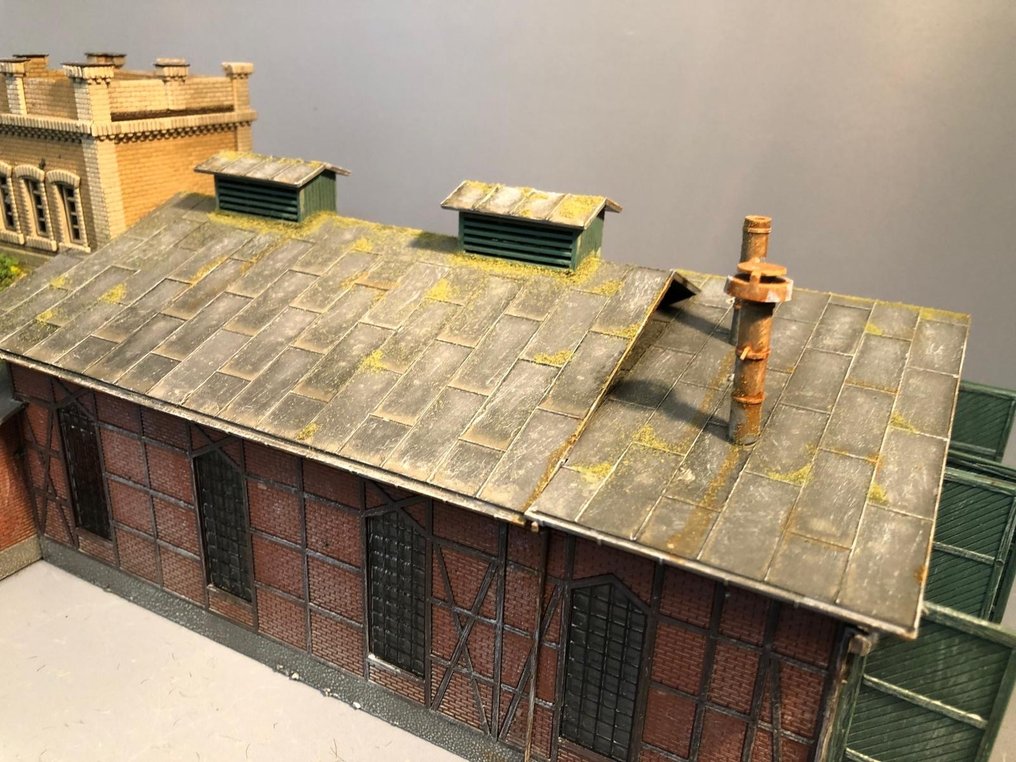 Faller, Kibri, Noch H0 - Κατασκευή τρένων μοντελισμού (1) - Tweespoor locloods, δικό τους σχέδιο, φωτισμός, ανθεκτικό, πράσινο. #4.3