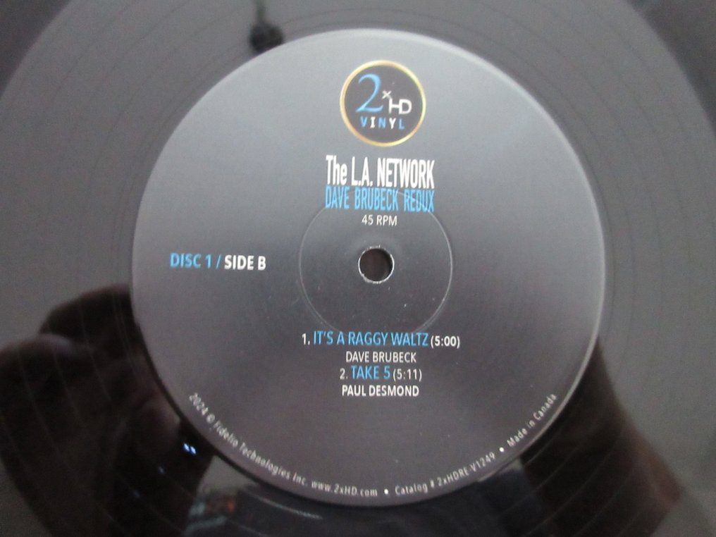 The L.A. Network - Dave Brubeck Redux - HD-vinyl - 2 x LP 專輯（雙專輯） - 2019 #3.2