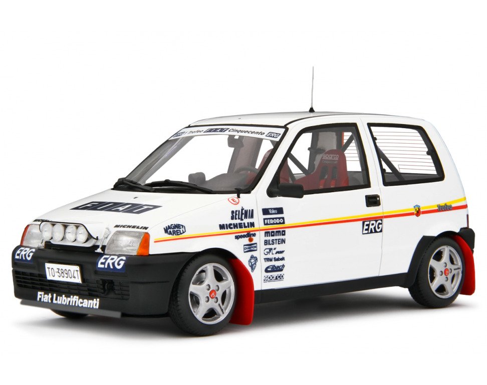 Laudoracing 1:18 - Modell kis városi autó - Fiat Cinquecento Trofeo Abarth Presentazione 1992 - LM175-TA #1.0