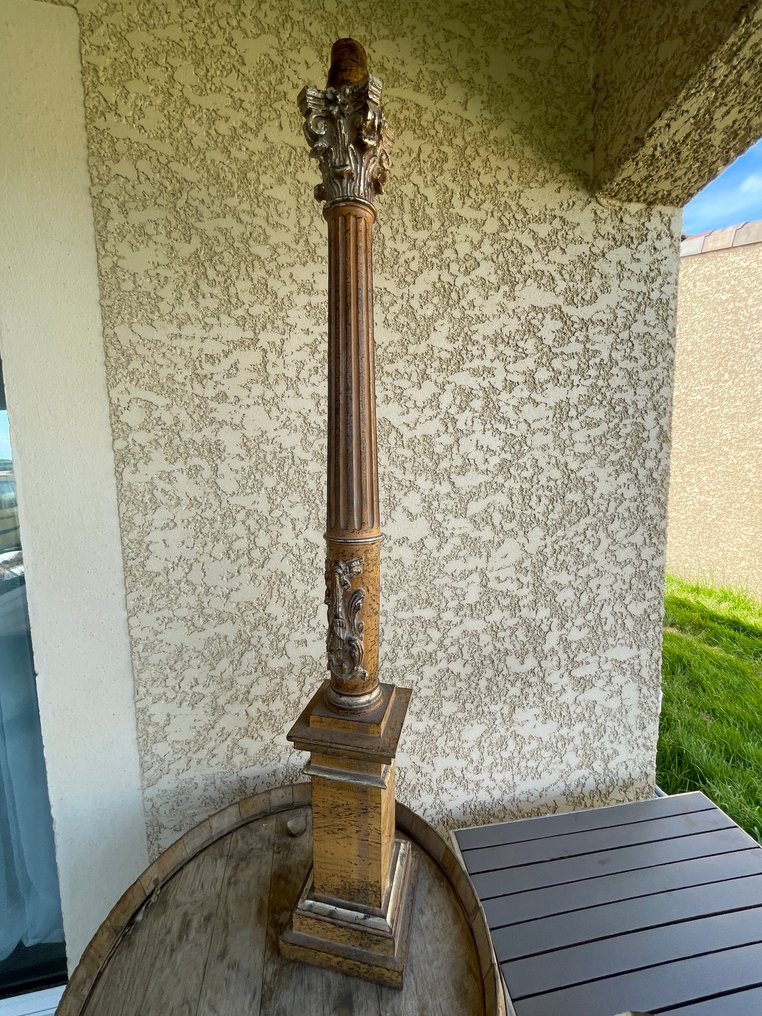 Neoclassical Style Στήλη - 1950-1960 - στήλη από ξύλο  #2.1