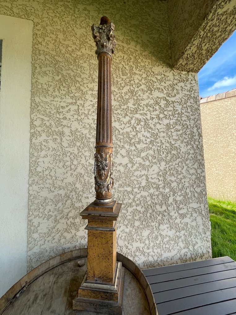 Neoclassical Style Στήλη - 1950-1960 - στήλη από ξύλο  #3.2