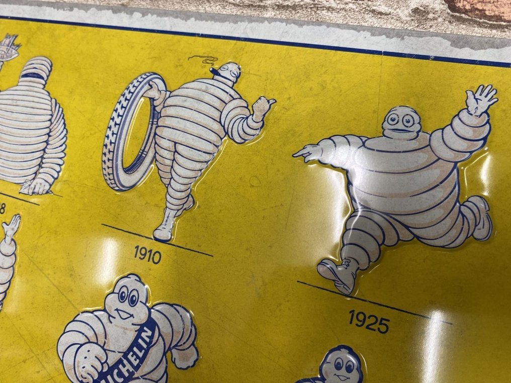 Michelin - Plaque émaillée - Michelin - Signalisation en acier publicitaire - Garage Automobilia - Métal #4.3