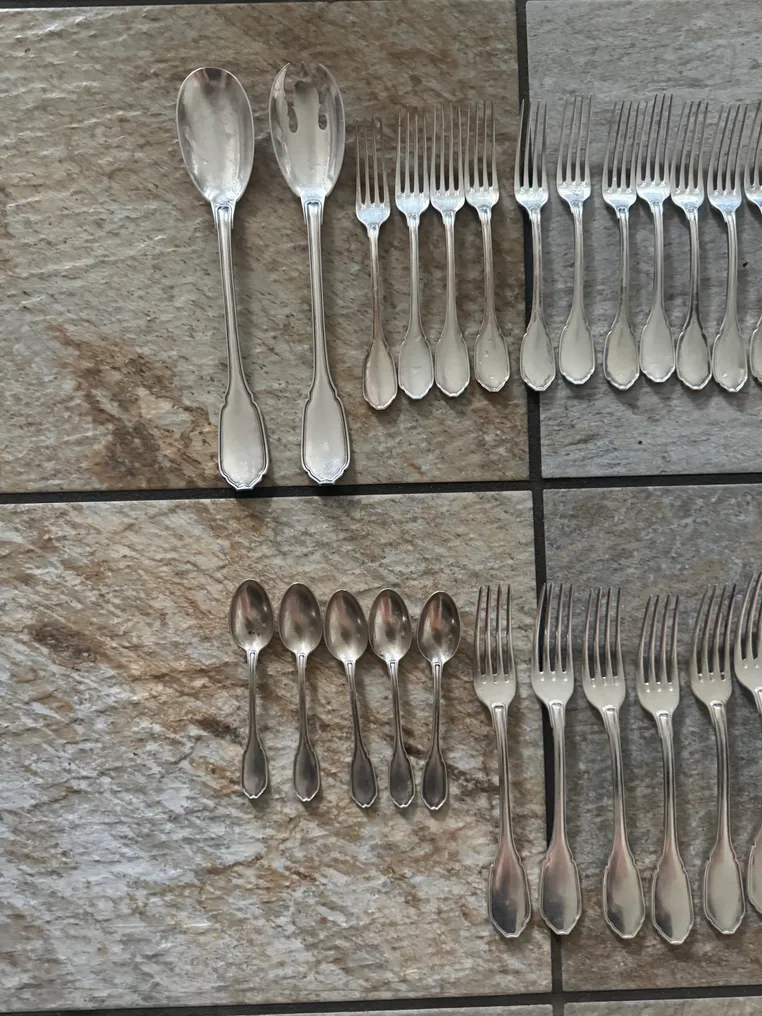 Servizio di posate per 12 (70) - .800 argento #2.1