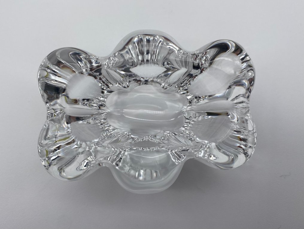 Daum - 餐桌用具 (11) - 一套6个玻璃杯和5个碟子 - 1960/70年 - 签名 - 水晶 #4.3