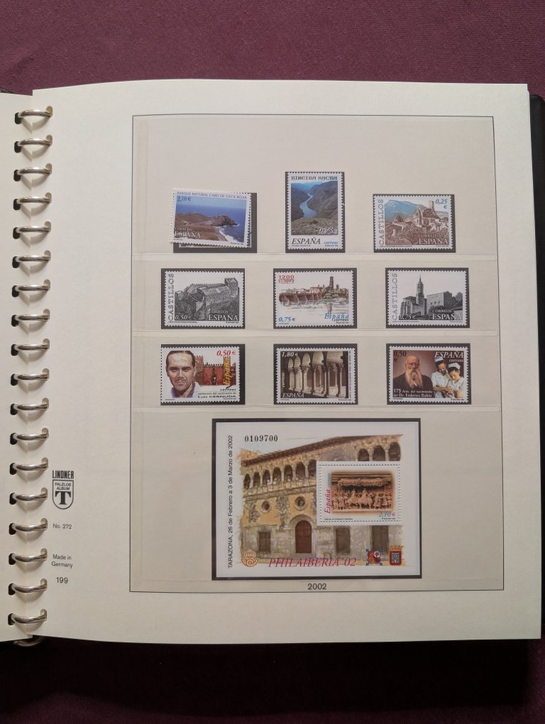 Spain 2002/2007 - Stamp Collection. Lindner sheets. Includes little sheets. #4.3