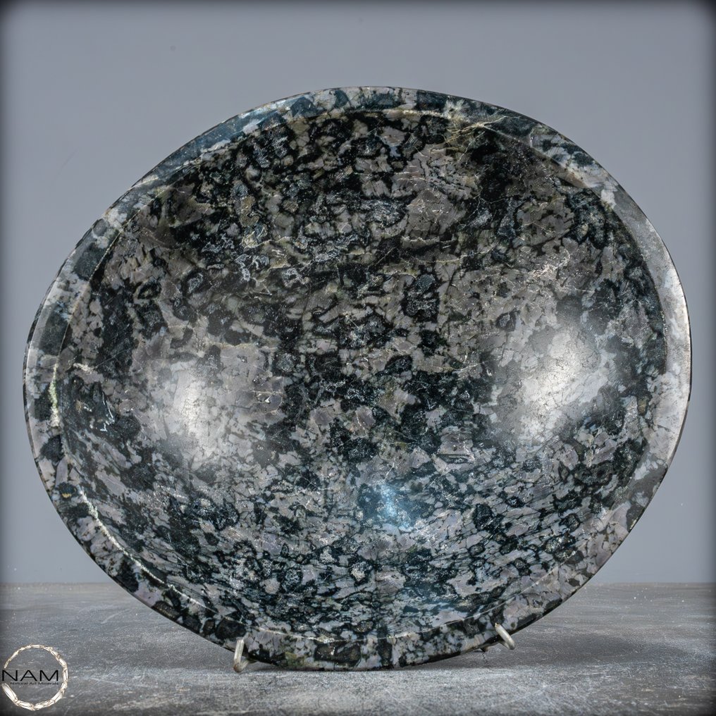 Natural First Quality Merlinite - Indigo Gabbro Bowl- 4410.17 g #2.1