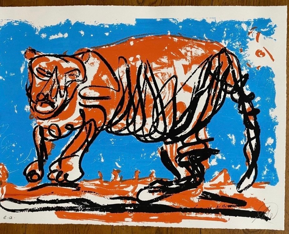 Markus Lüpertz (1941) - Tiger #3.2