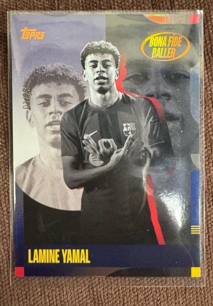 2024 Lamine Yamal #49 Bona Fide Baller 01/25 - 1 Card - 八成新 (NM) #1.0