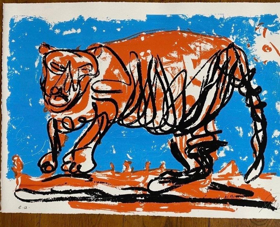 Markus Lüpertz (1941) - Tiger #2.1
