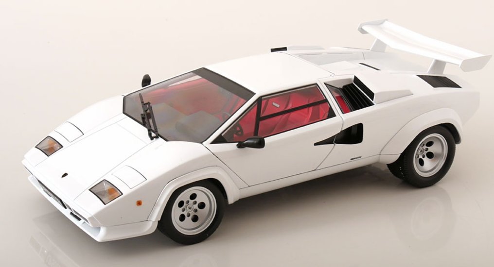 kk-scale 1:12 - Αυτοκίνητο μοντελισμού - Lamborghini Countach LP 5000S QV - 1985 - Wit - Πολύ λεπτομερές μοντέλο! #1.0