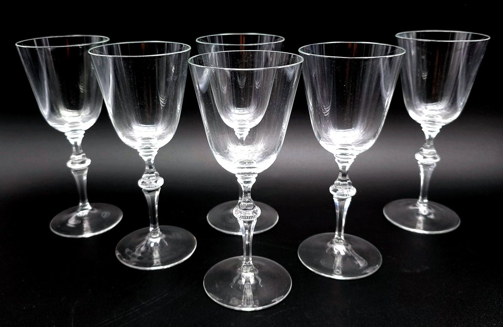 Moser & Söhne - Otto Tauschek - 6 darabos pohár szett (5) - MOZART - Kristály - vízcsészék #2.1