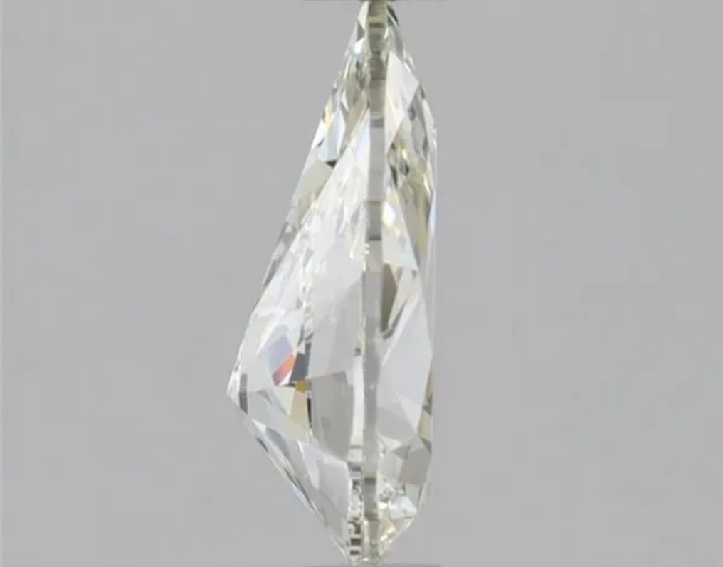 1 pcs Diamant  (Natural)  - 0.70 ct - Päron - K - VS2 - Gemological Institute of America (GIA) #1.0
