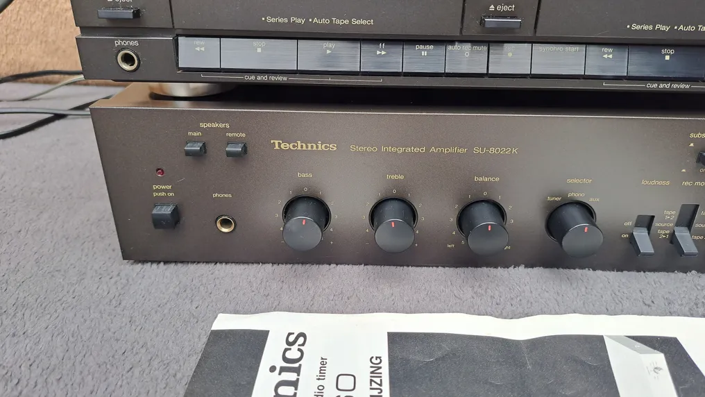 Technics - SH-4060 Audio Programmable Timer (Rare) / SU-8022K Amplifier / ST-8011K Tuner / RS-T230 Stereo set - Multiple models #4.3