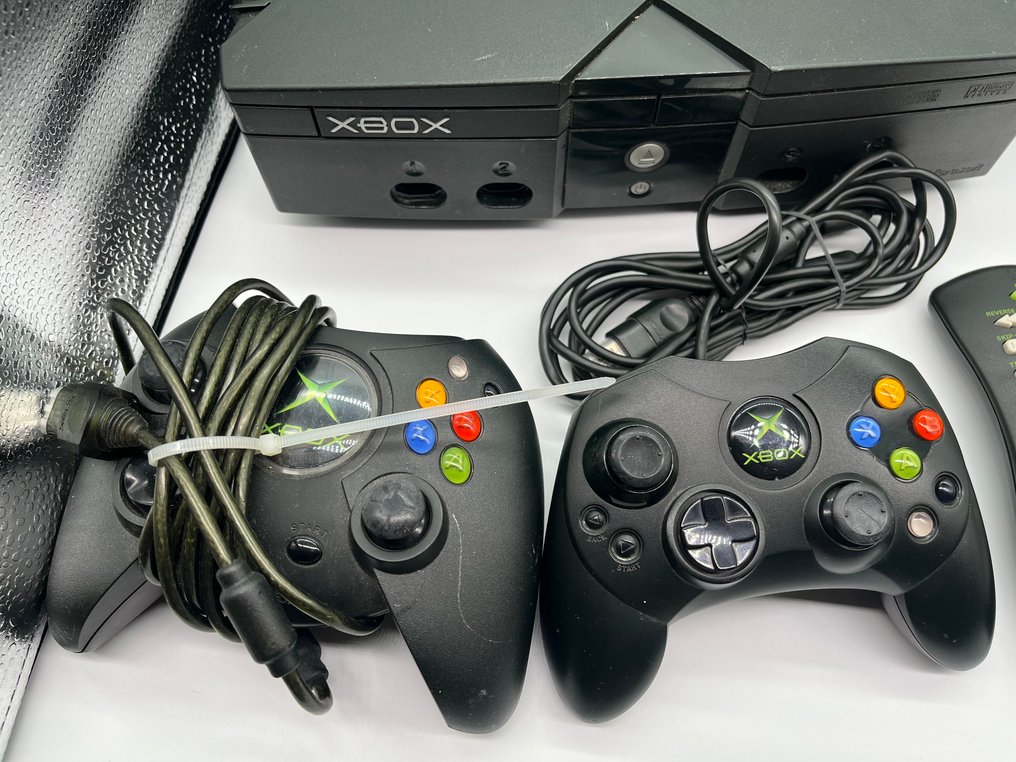 Microsoft - Xbox original - OG Xbox With Original Duke Controller - 2 Controllers - 5 Games - DVD remote Kit - Consola + jogos #3.2