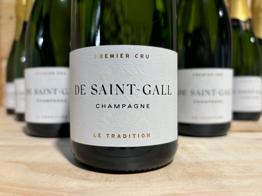 De Saint-Gall, De Saint Gall Cuvée Tradition 1er cru - Σαμπάνια 1er Cru - 12 Half Bottles (0.375L) #3.2