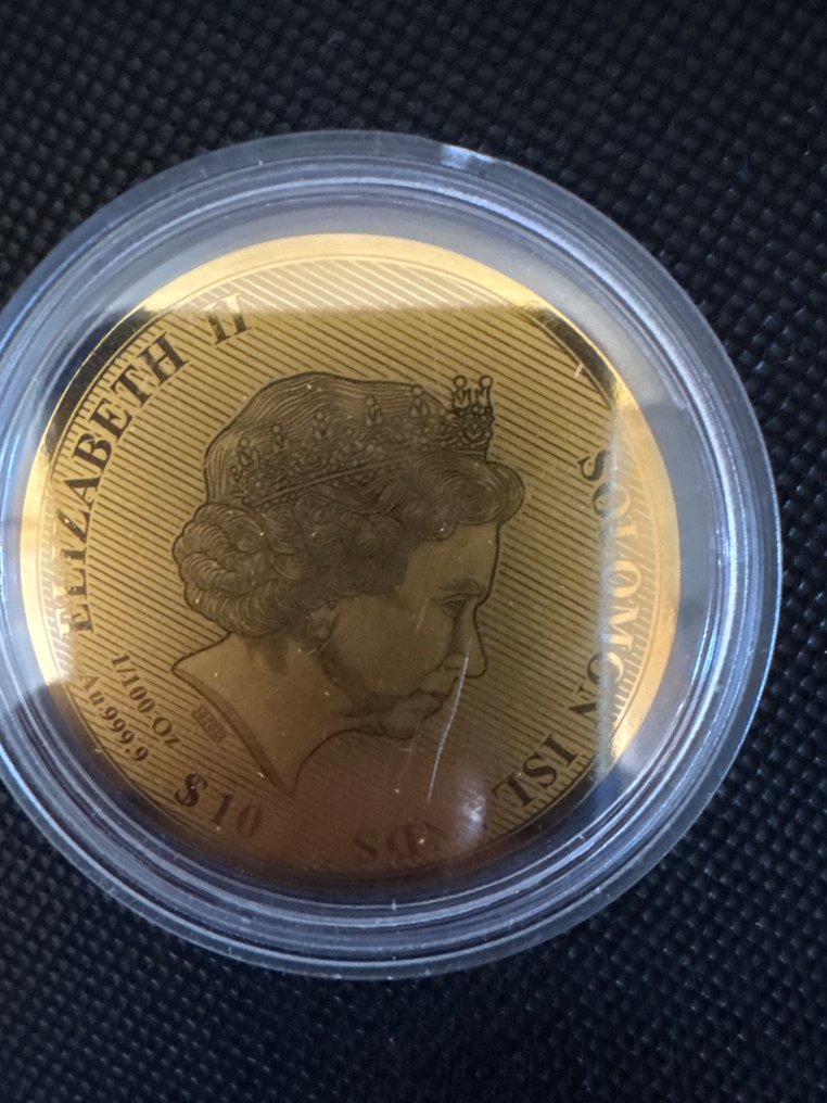 所罗门群岛. 10 Dollars 2018 - Gold in the Ancient World , 1/100 oz (.999) Proof (没有保留价) #2.1