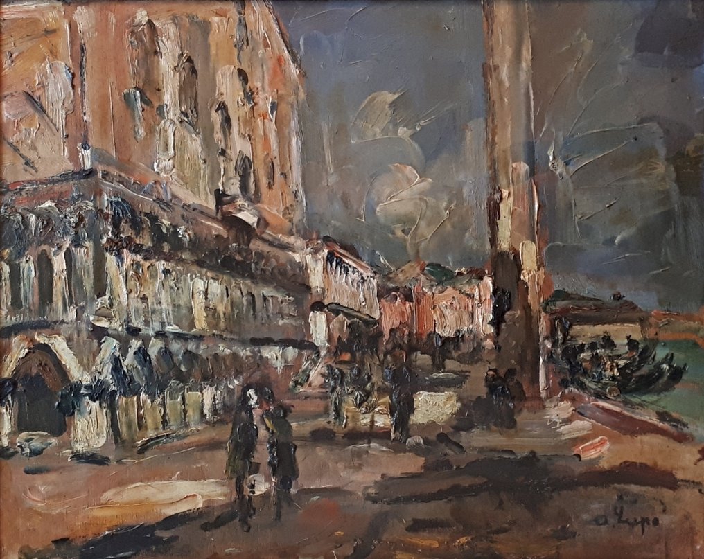 Alessandro Lupo (1876-1953) - Venezia Piazza San Marco #3.2