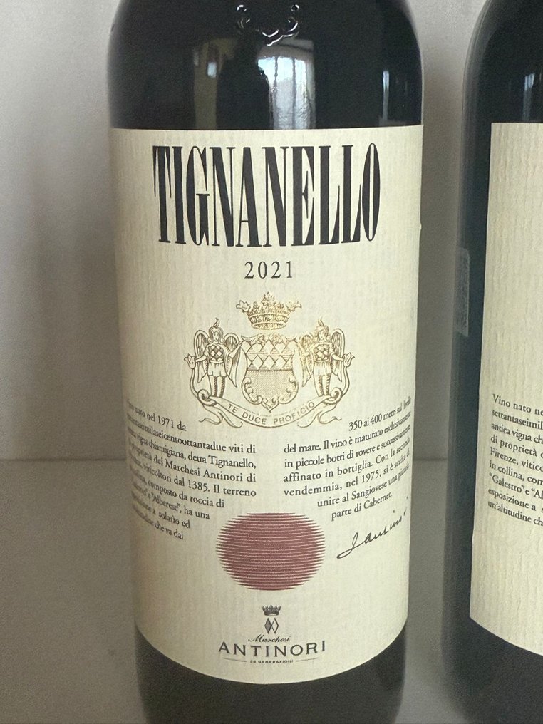 2021 Marchesi Antinori, Tignanello - Tuscany IGT - 2 Bottles (0.75L) #3.2