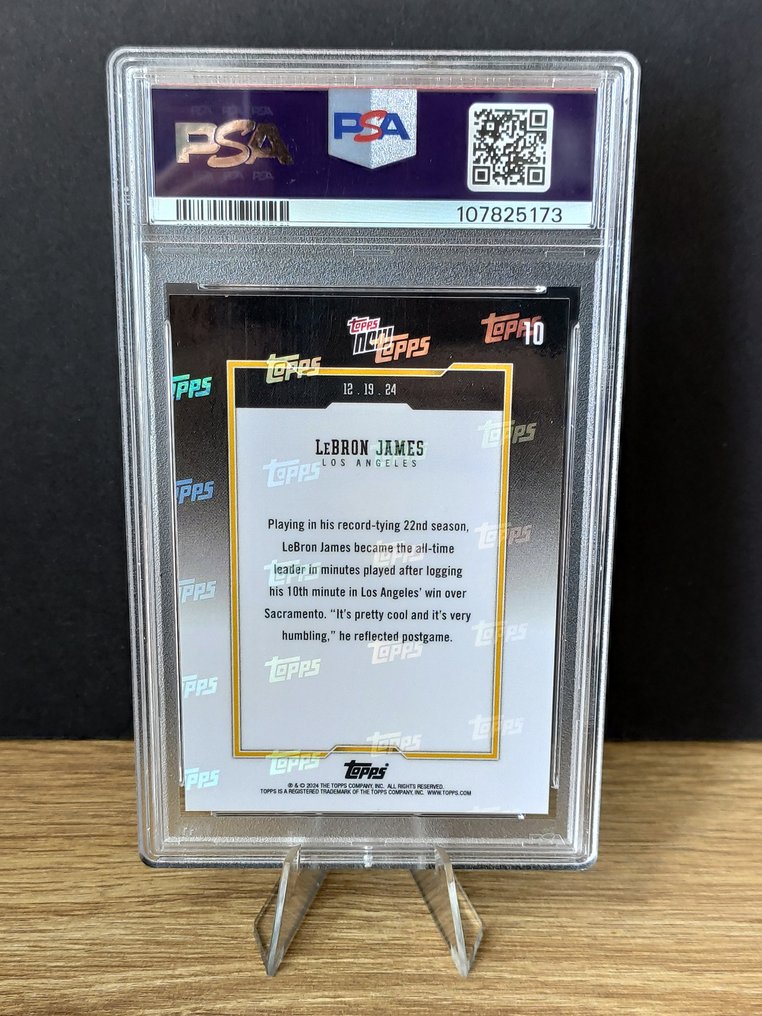 2024 Topps Now LeBron James #10 All-Time Leader - PSA 10 Graded card #1.0