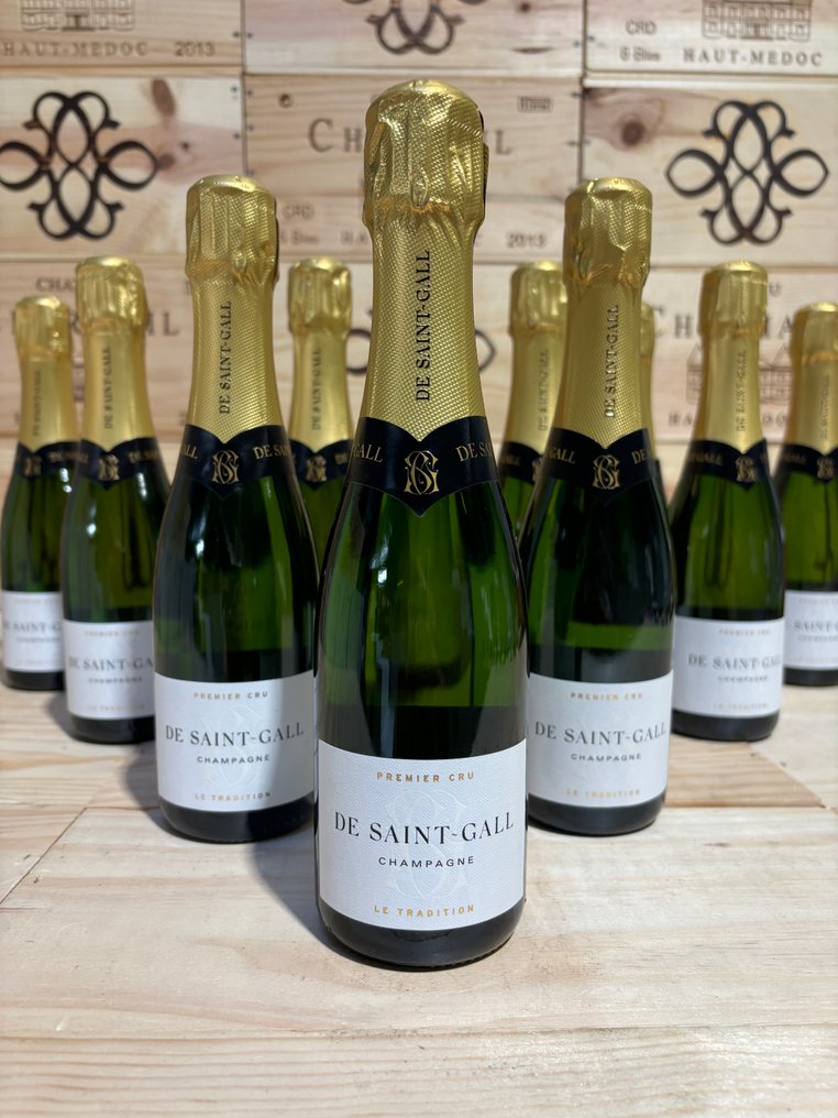 De Saint-Gall, De Saint Gall Cuvée Tradition 1er cru - Σαμπάνια 1er Cru - 12 Half Bottles (0.375L) #1.0
