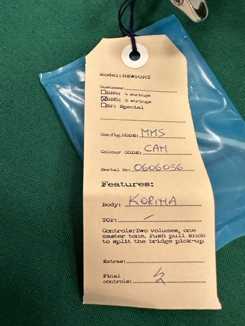 MANNE - Newport BN5 -  - 5弦电贝司吉他 - 意大利 - 2006 #1.0