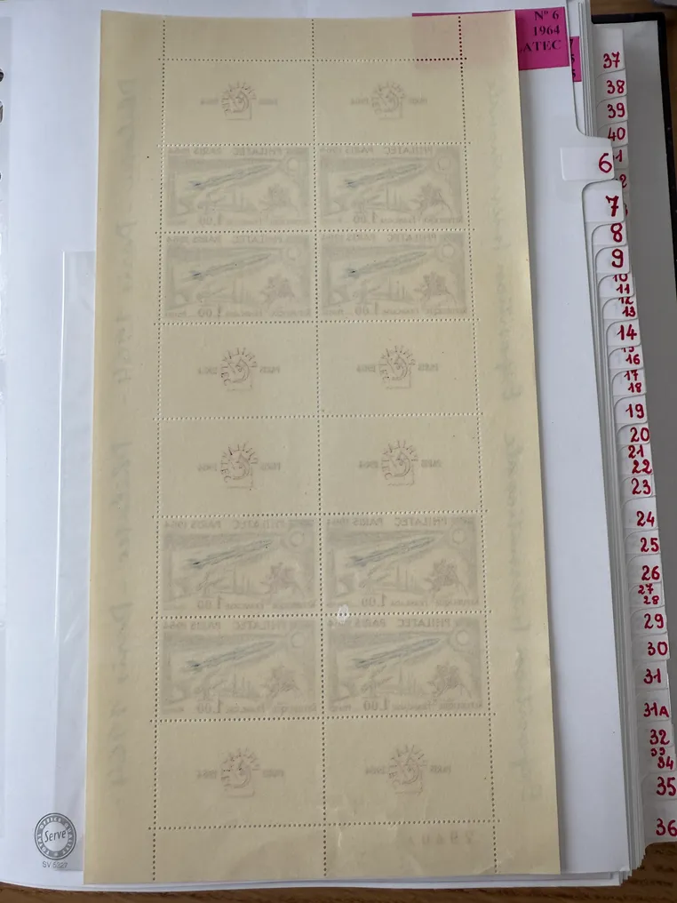 France - Collection "Blocs" Y&T 6-80 complete (except 6 Philatec) in NEUFS ** - TB (album 1/2) #2.2
