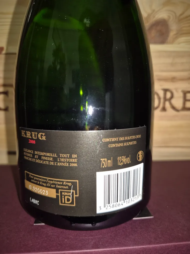 2008 Krug, Vintage - Champagne Brut - 1 Bottle (0.75L) #3.1
