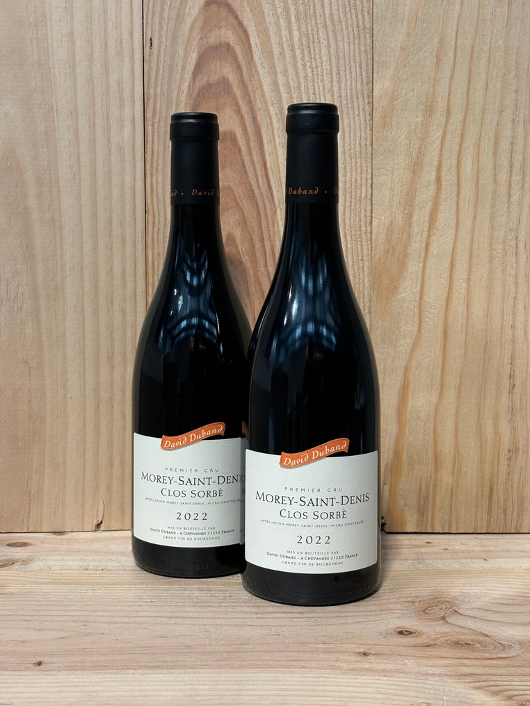 2022 David Duband "Clos Sorbé" - Morey St. Denis 1er Cru - 2 Bottles (0.75L) #1.0