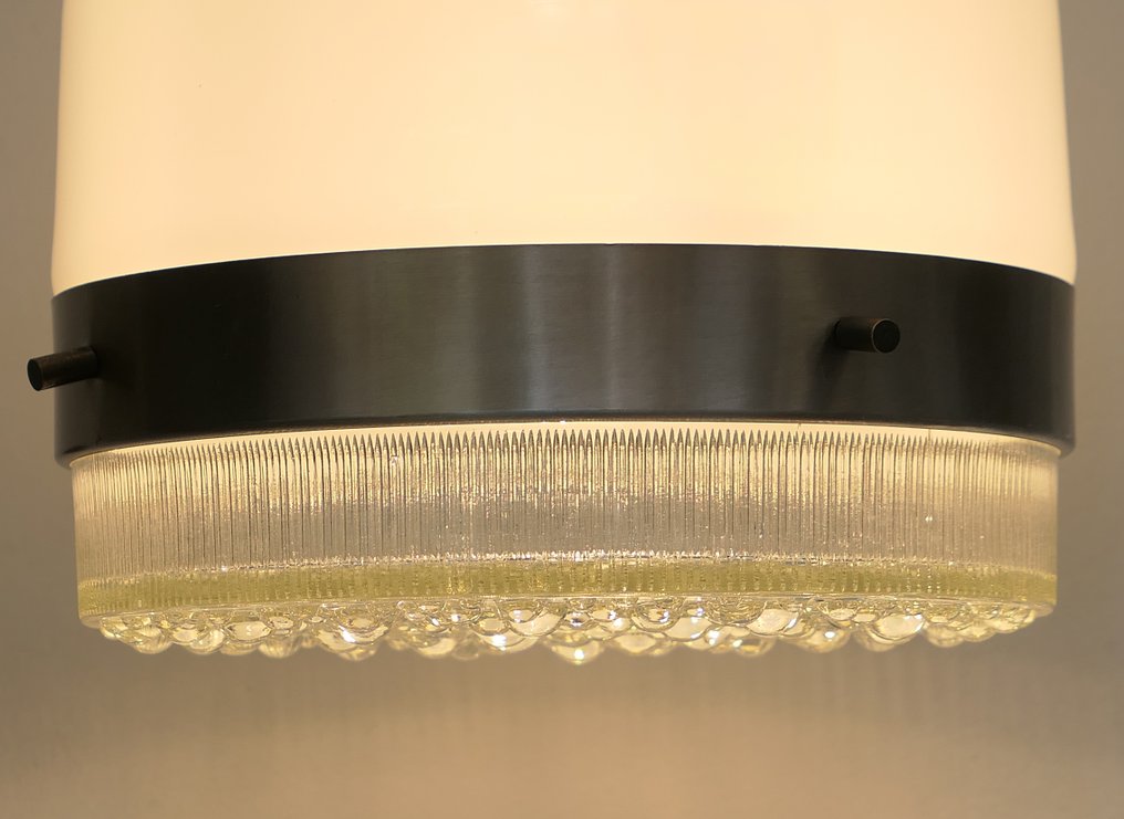 Stilux, Design Italiano - 吊灯 - Lume Mod. 'Stilla' - 玻璃, 钢 #4.3